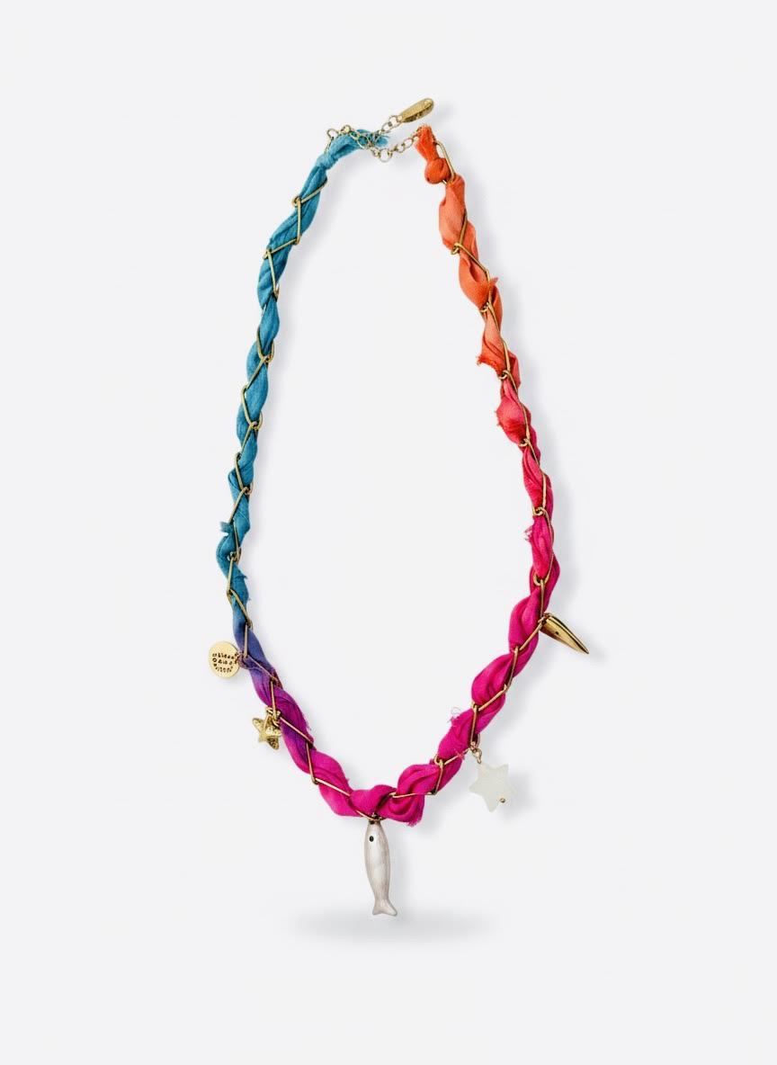 Sunset Drift Charm Necklace