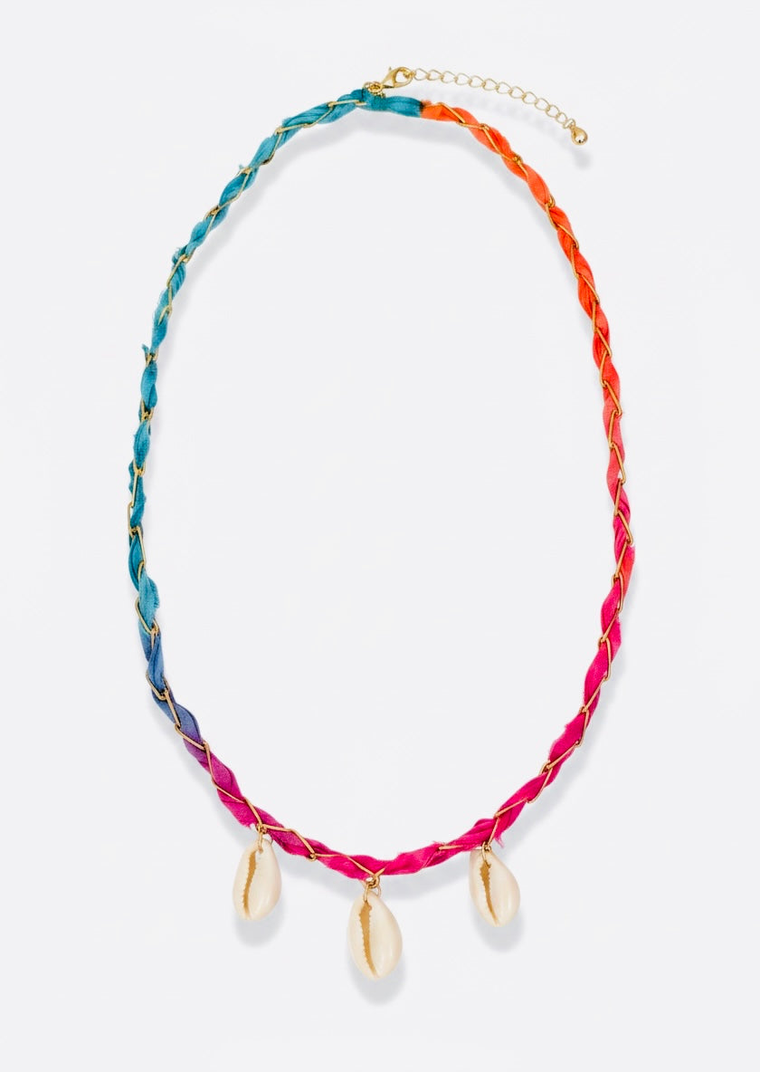 Rainbow Shellscape Necklace