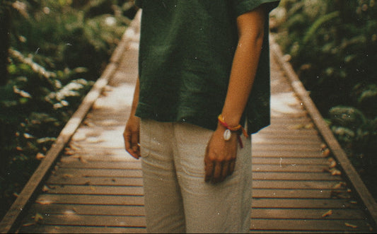 Sunset Shell Silk Kids Bracelet