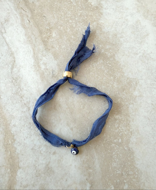 Midnight Eye Silk Kids Bracelet