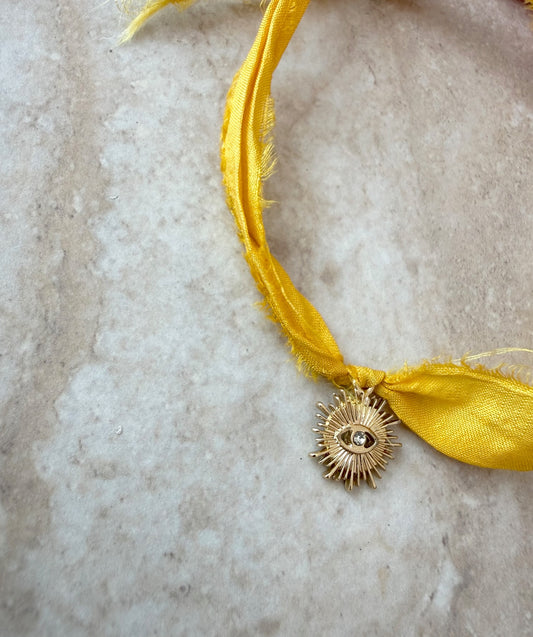 Sunset Sunburst Silk Kids Bracelet