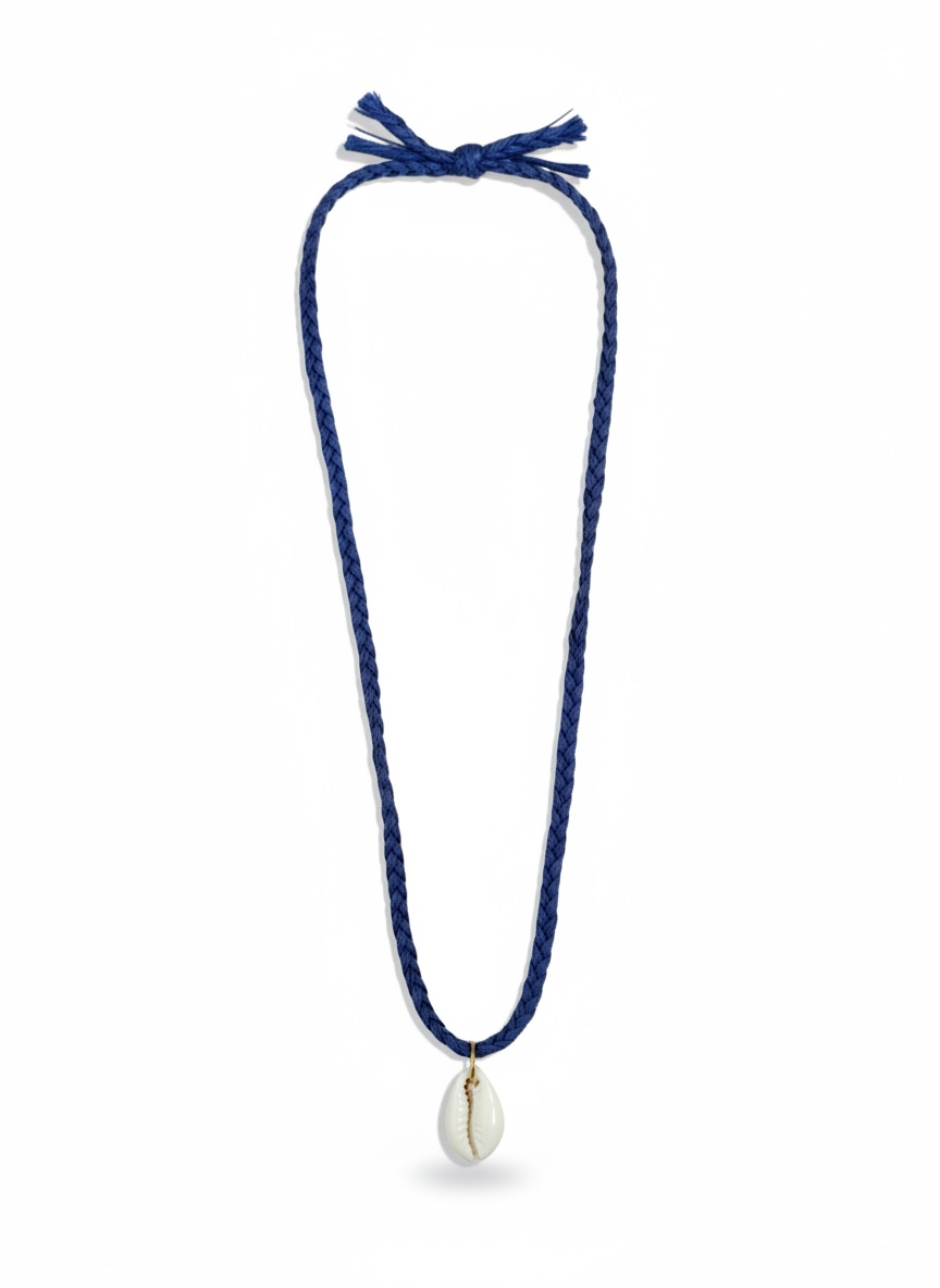 Ocean Shell Braided Kids Necklace
