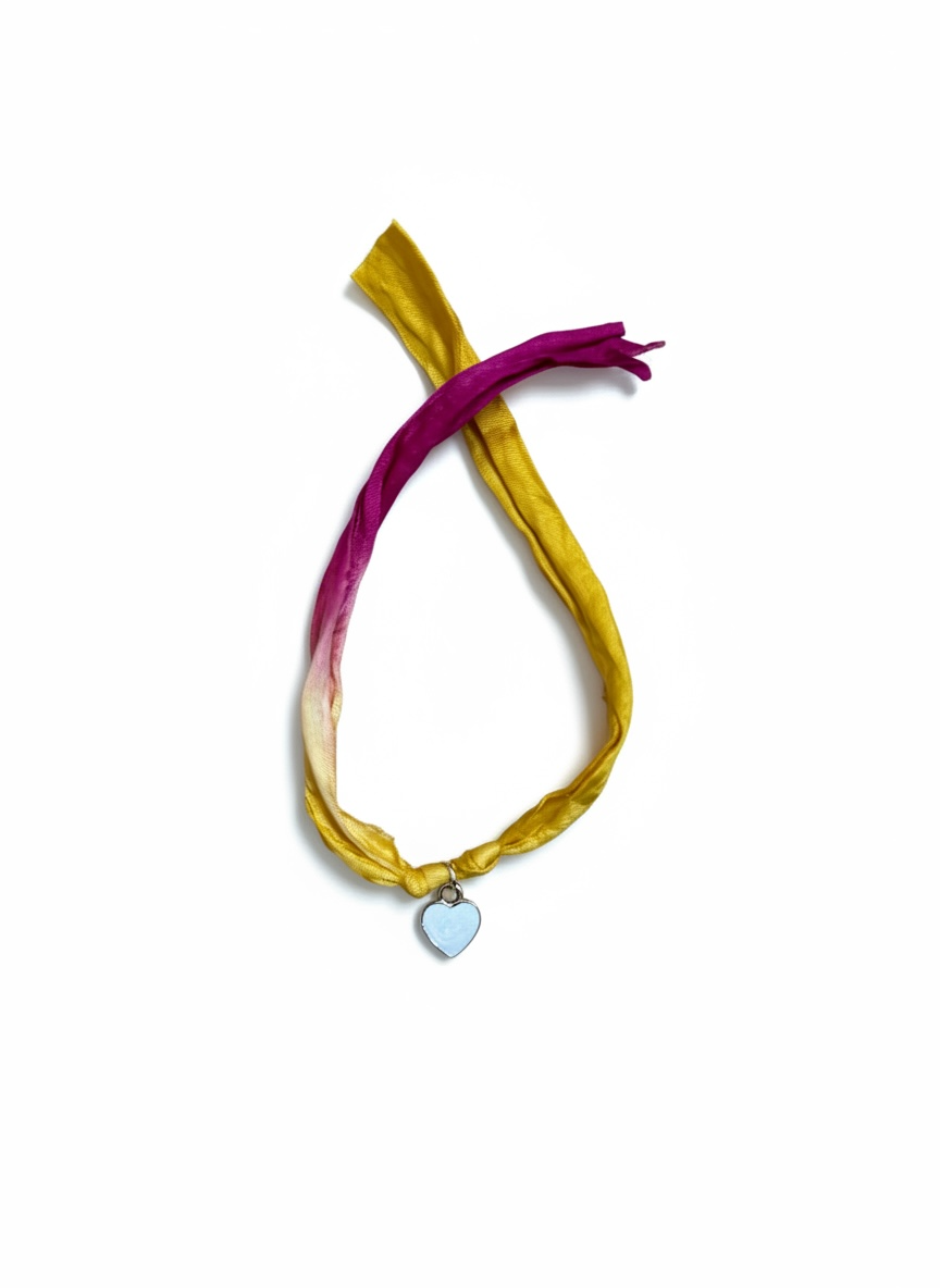 Sunset Heart Silk Kids Bracelet