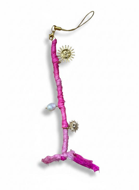 Blush Sun Phone Charm