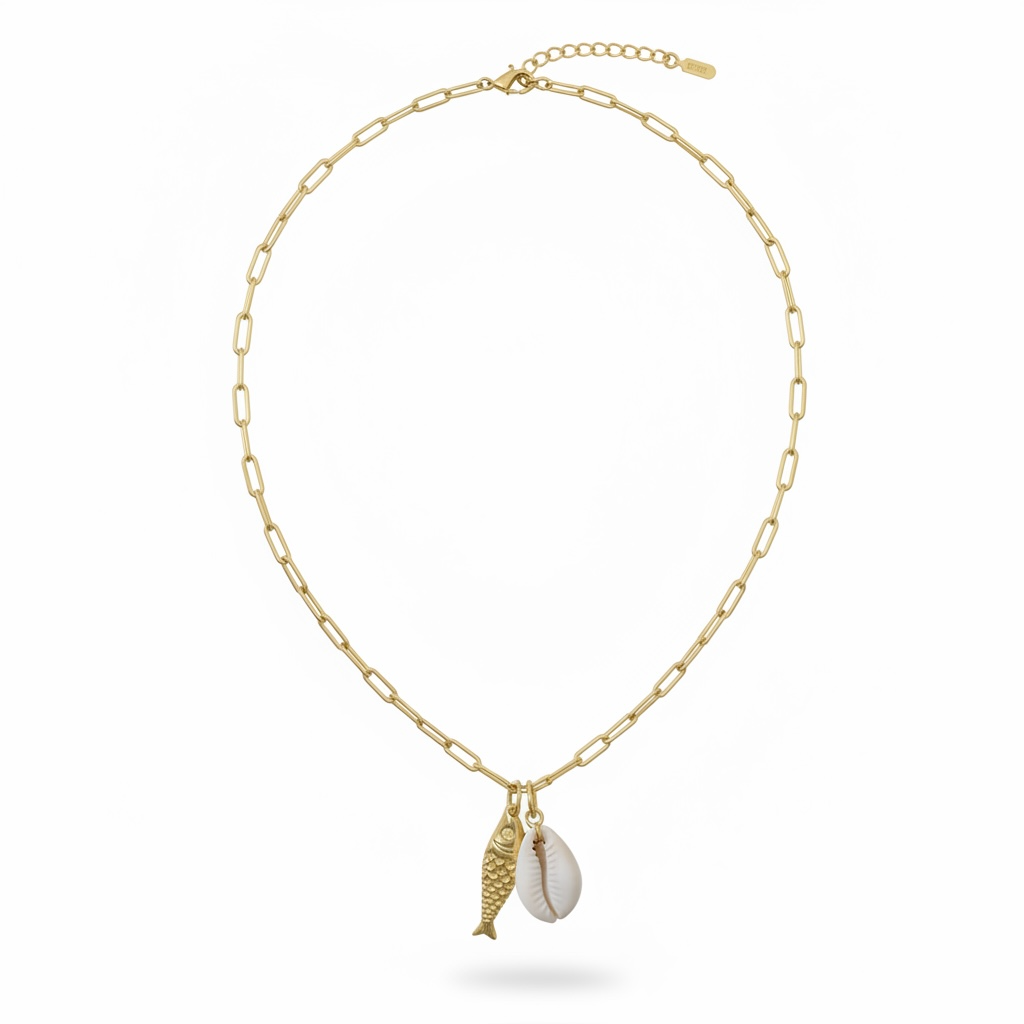 Ocean Duo Charm Necklace