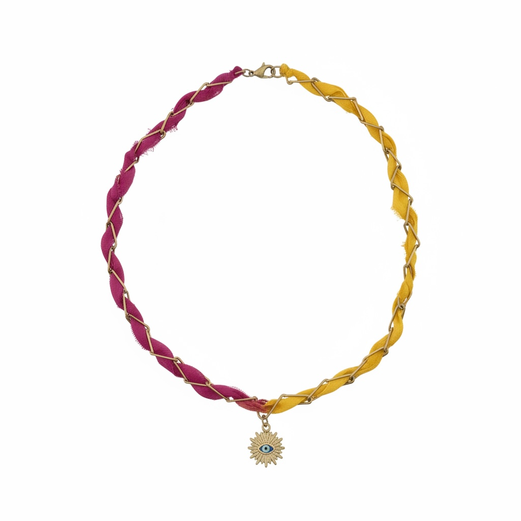 Sunset Sun Necklace