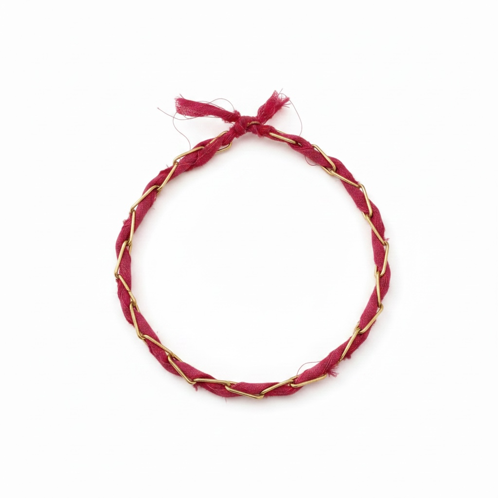 Crimson Thread Anklet