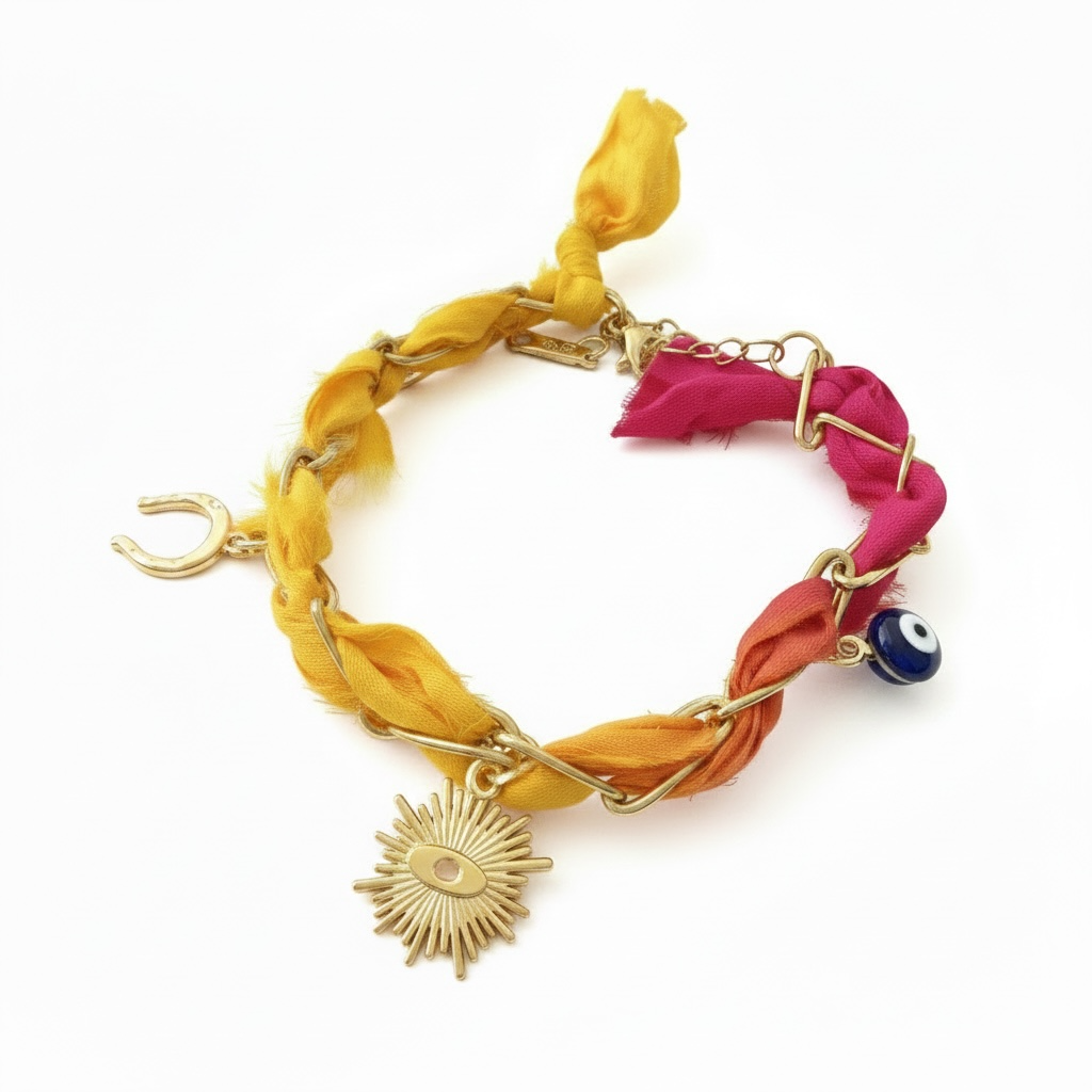 Celestial Heart Charm Bracelet