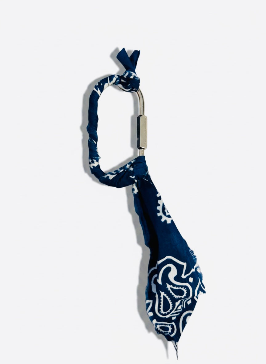 Indigo Bandana Carabiner