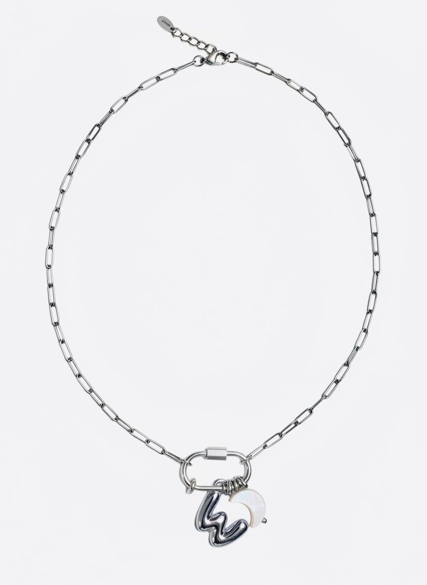 Silver Story Charm Necklace