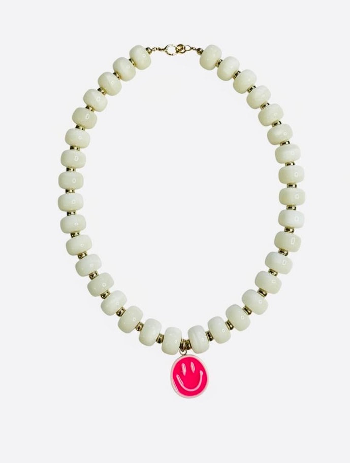 Happy Bead Necklace
