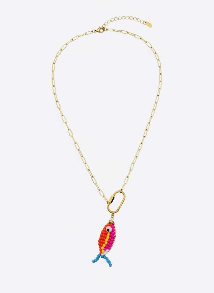 Lucky Catch Chain Necklace