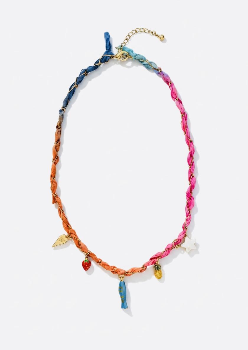 Sunset Drift Charm Necklace