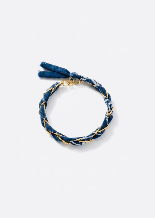 Indigo Bandana Bracelet