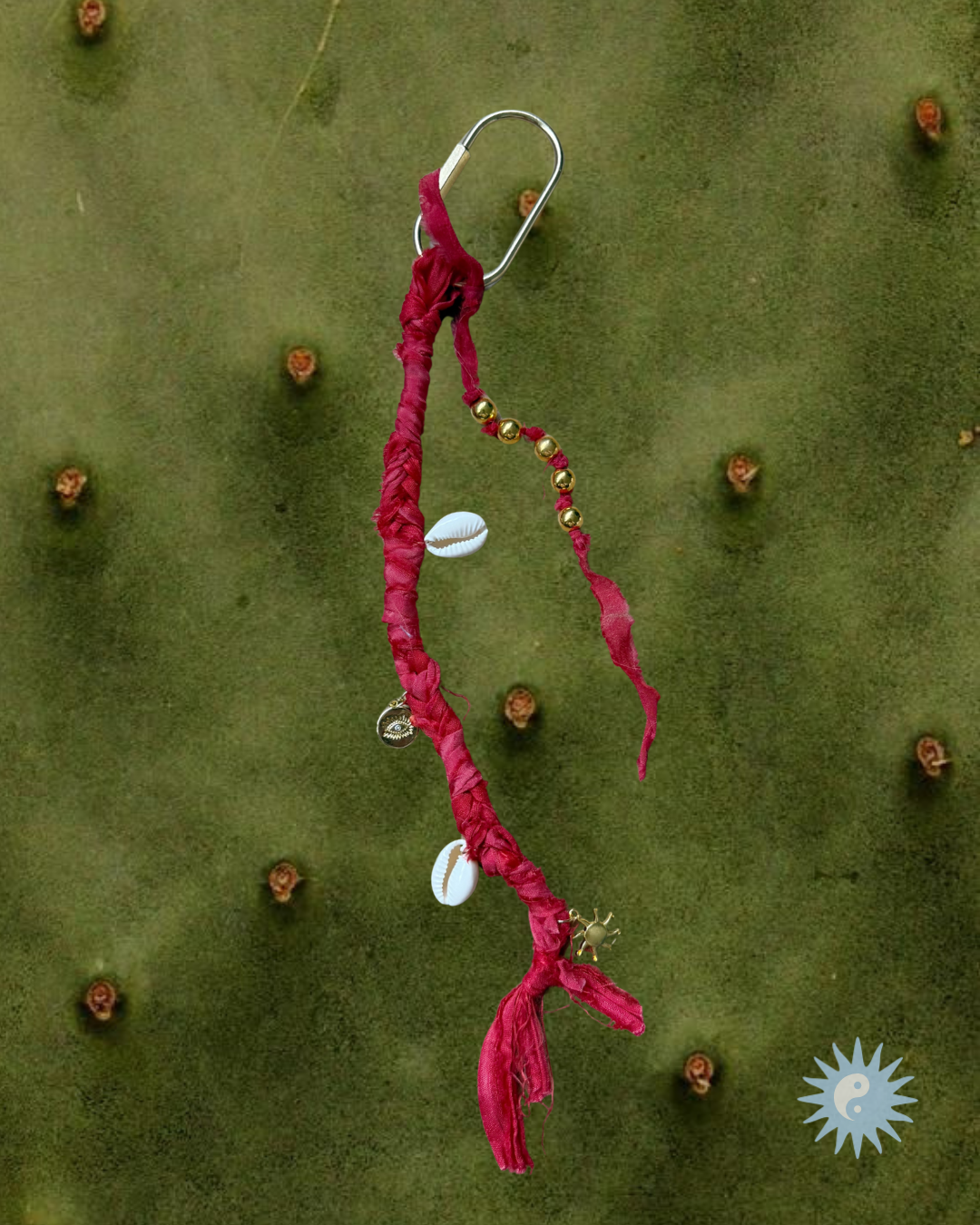 Crimson Sol Bag Charm