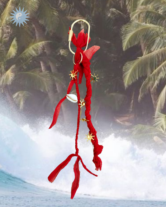 Crimson Sol Bag Charm