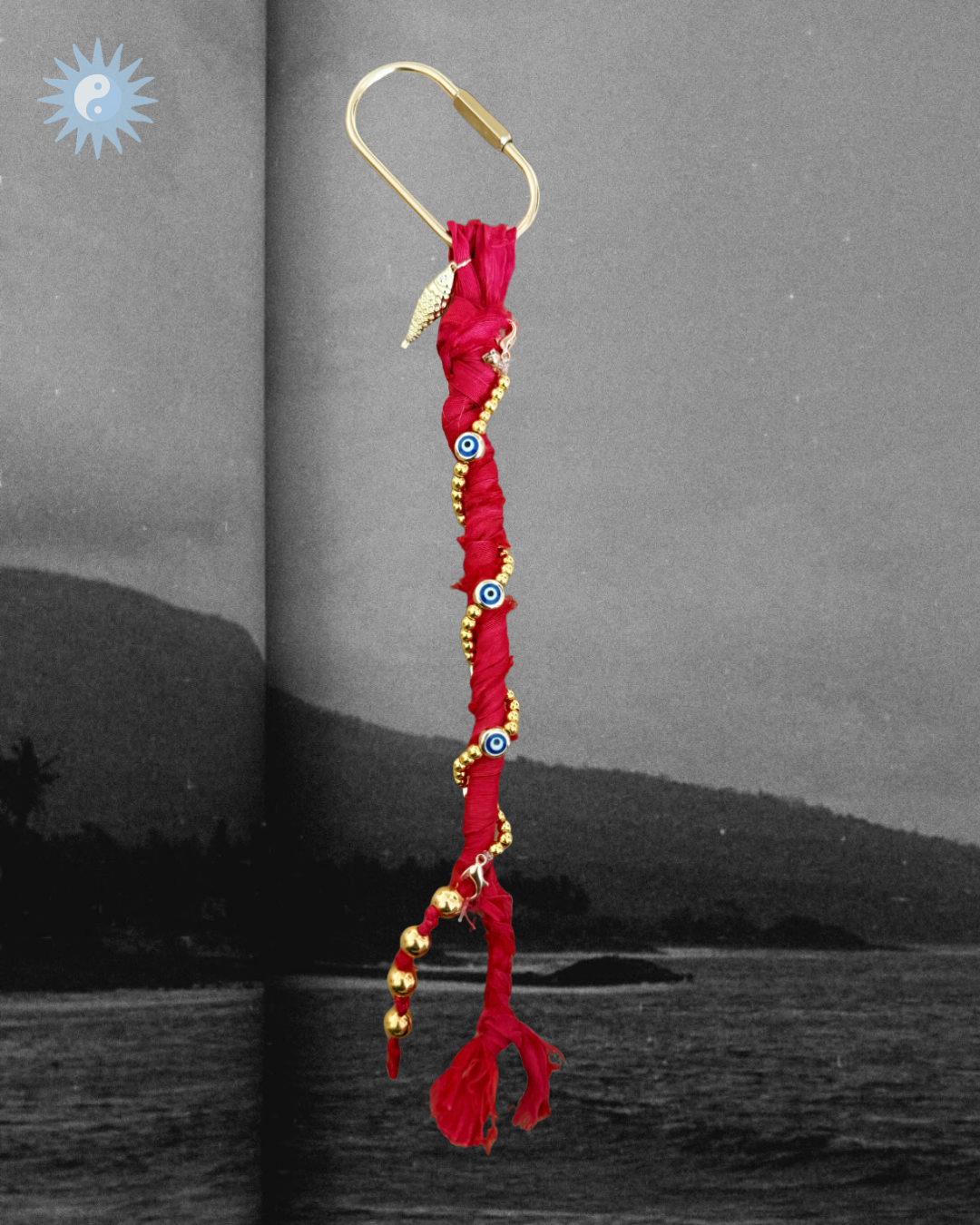 Crimson Sol Bag Charm