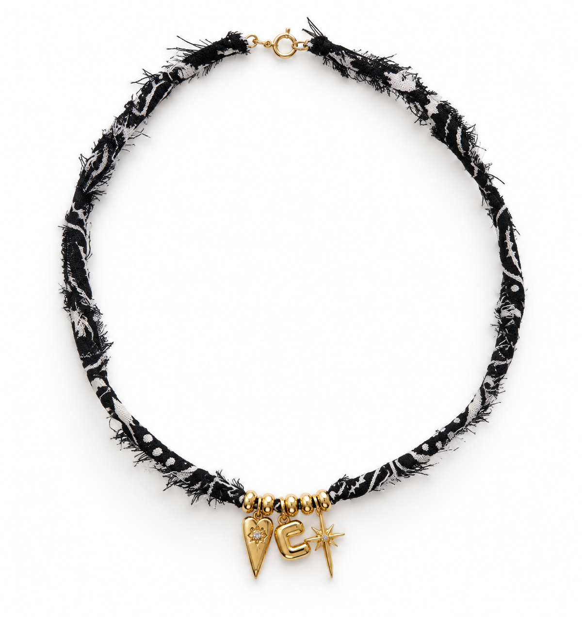 Bandana Charm Necklace