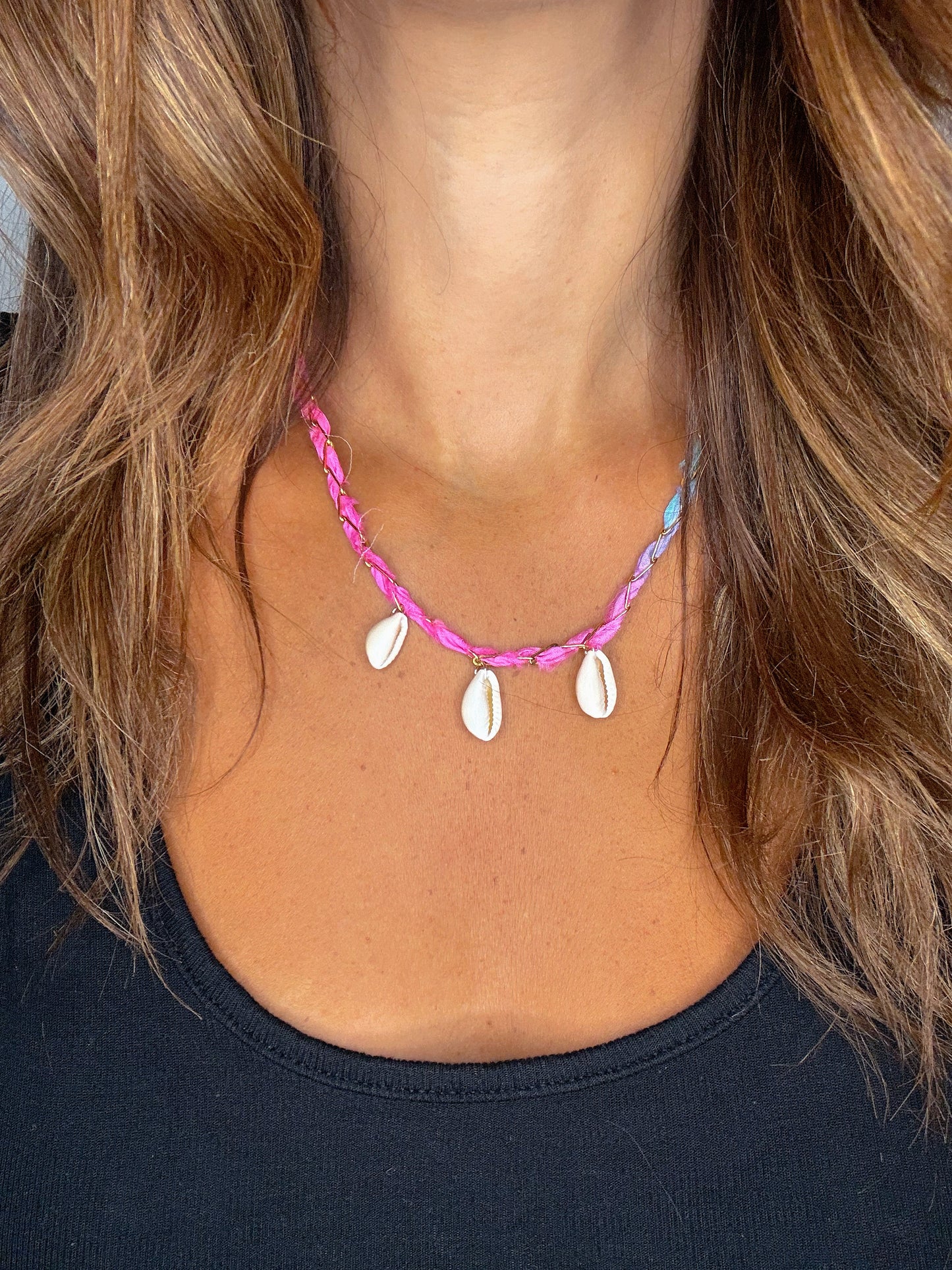 Rainbow Shellscape Necklace