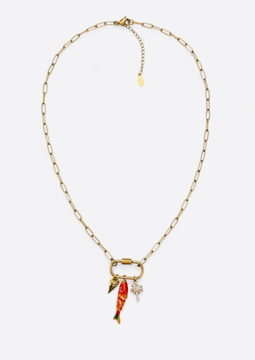 Tropic Tides Charm Necklace
