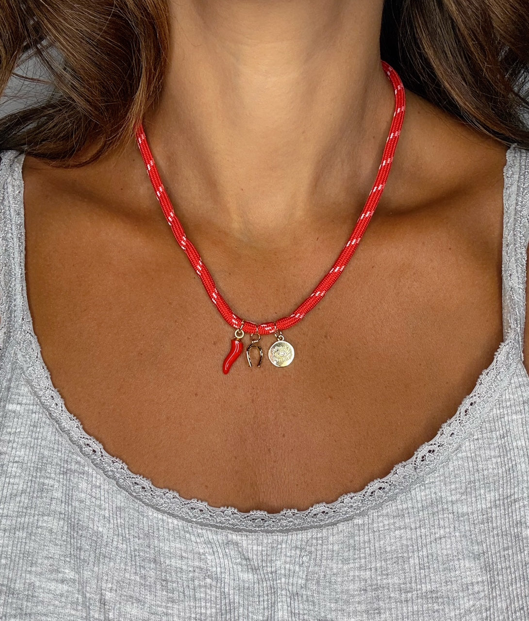 Charm Cord Necklace