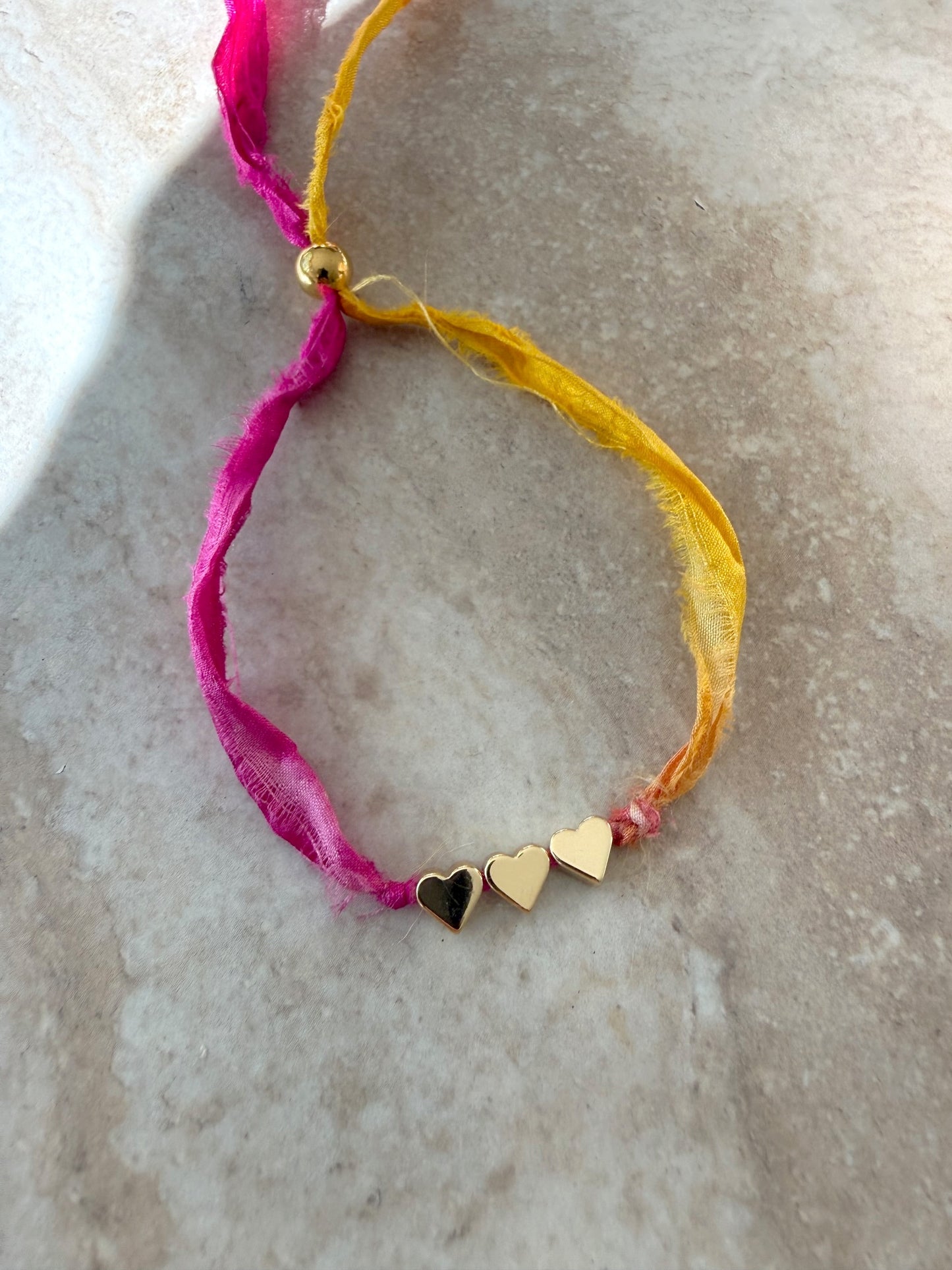 Sunset Hearts Kids Bracelet