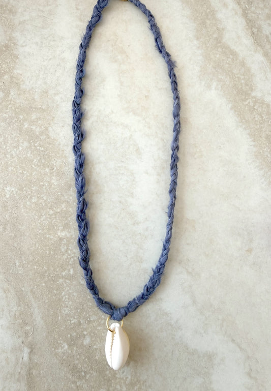 Ocean Shell Braided Kids Necklace