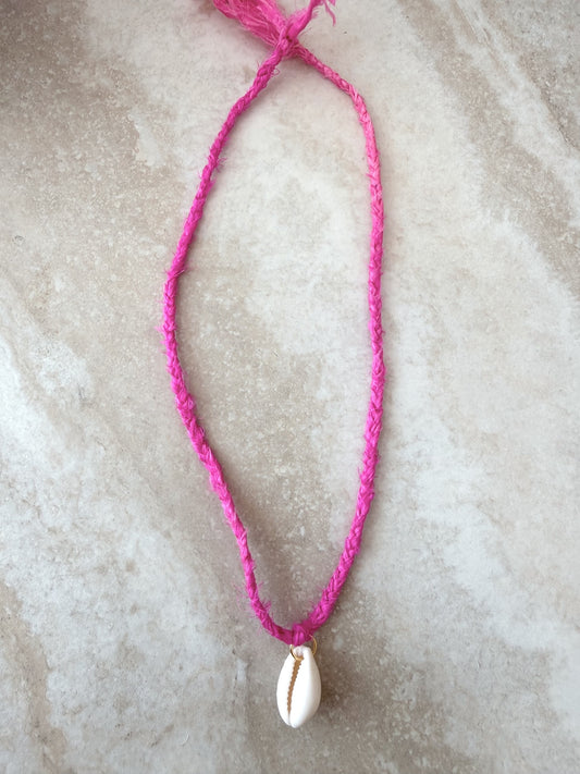 Blush Tide Braided Kids Necklace
