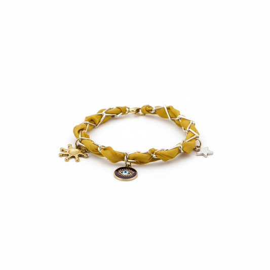 Sunlit Shores Silk Bracelet