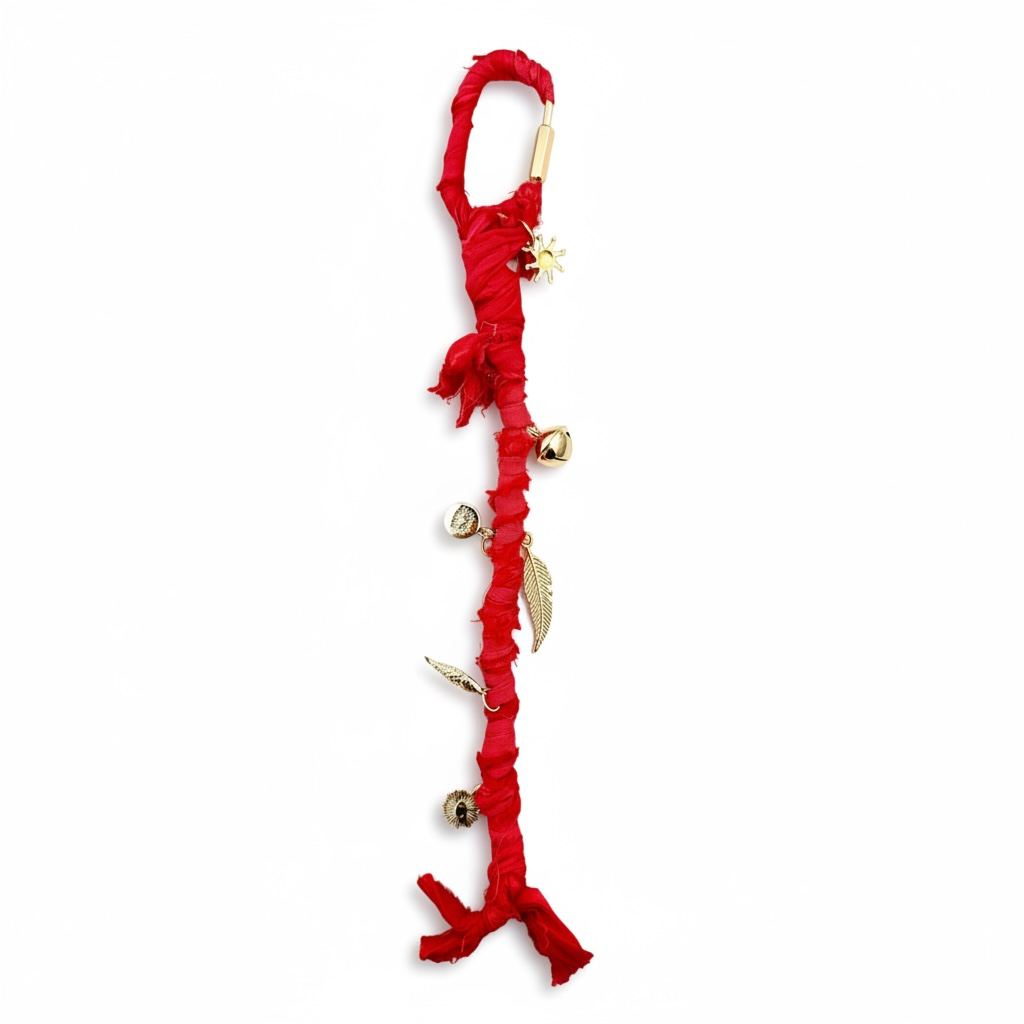 Crimson Sol Bag Charm