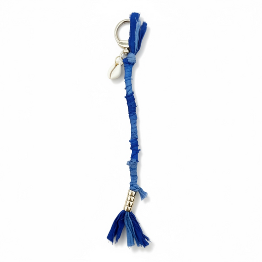 Blue Aura Luxe Keychain
