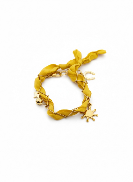Golden Lucky Charm Bracelet - Kids Collection