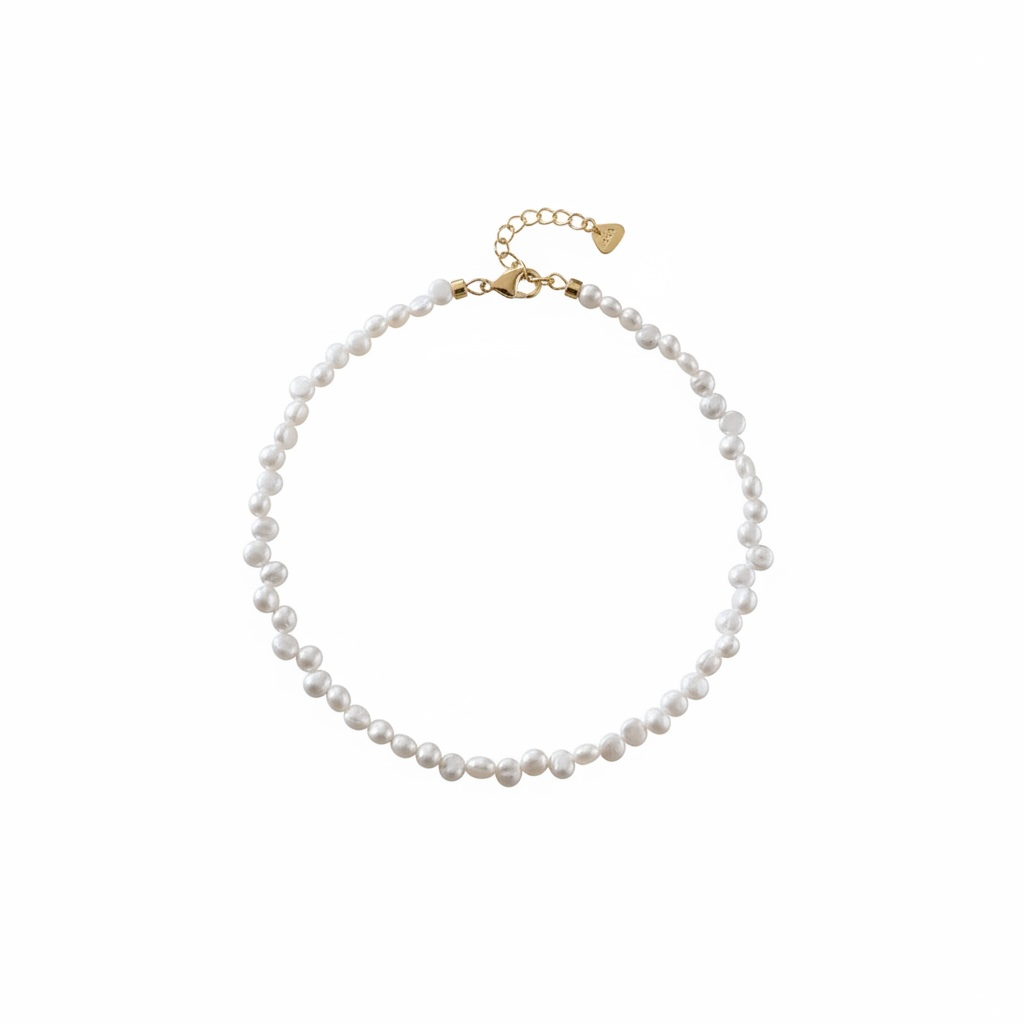 Opal Glow Beaded Anklet