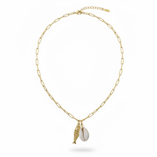 Ocean Duo Charm Necklace