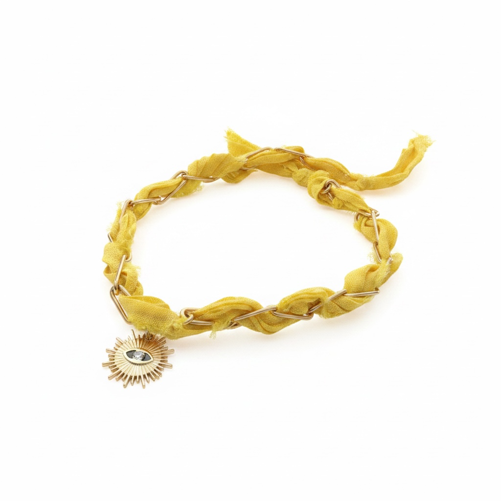 Golden Eye Anklet