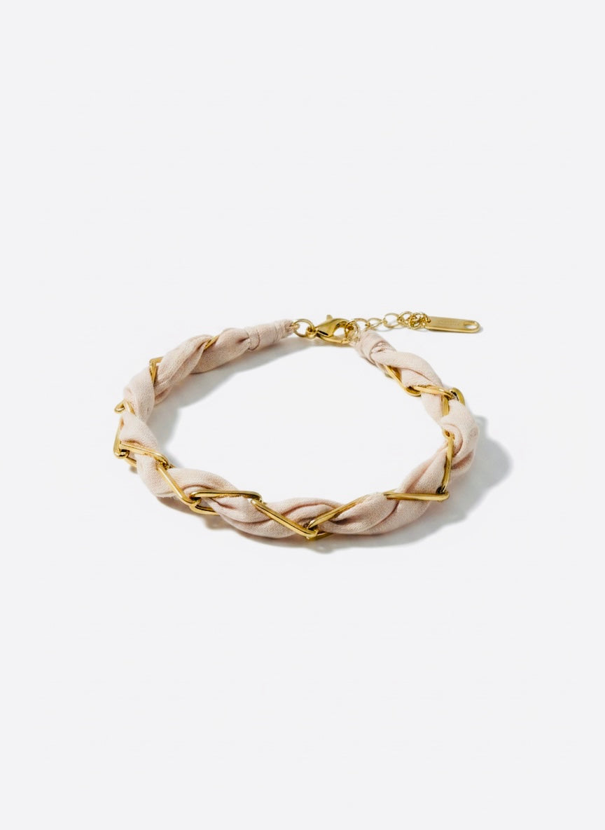 Sand Dune Silk Chain Bracelet