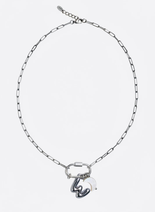 Silver Story Charm Necklace